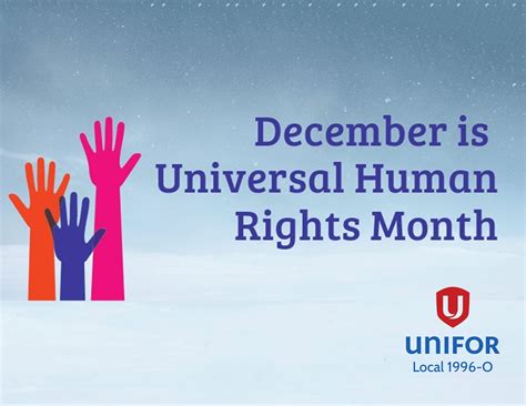 december universal human rights month